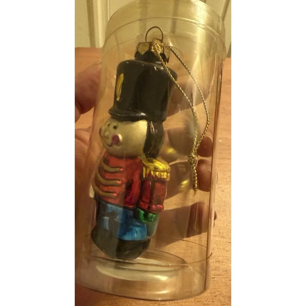 Vintage‎ Mercury Glass Toy Soldier Christmas Tree Ornament 4